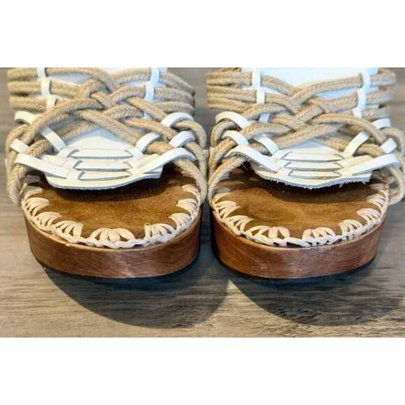 Sam Edelman Wood Platform Slip On Sandals Women’s Size 10 - Picture 2 of 9